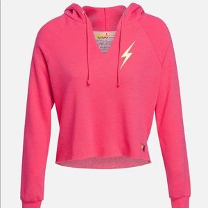 aviator nation cropped hoodie